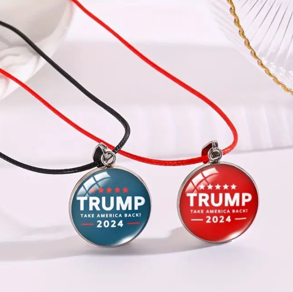 Trump Necklaces! Choose From Red Or Blue! Nwt!